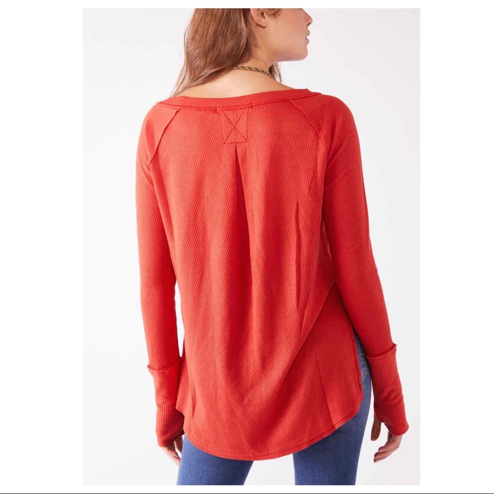 FREE PEOPLE BOHO FLOWY TUNIC TOP PULLOVER A2C - Picture 3 of 16